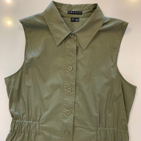Theory sleeveless shirt dress - Picture 5 of 6